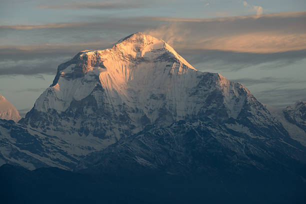 Dhaulagiri 8,167m - Himalayan Peak aerial view